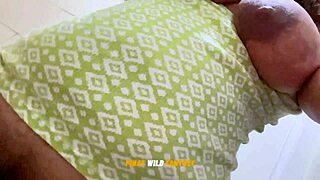 the horny filipina milf sways her huge natural tits teasing tight wet pussy