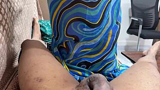 big dicked guy bends over busty asian milf in kitchen roleplay 😈🍑💦