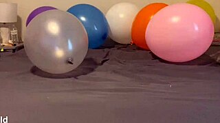 emily farting and popping balloons