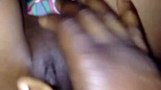 Creamy pussy for the ebony hooker slut
