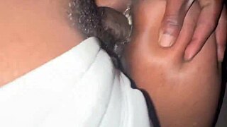 Anal addicted teen craves rough backyard fucking from huge Jamaican cock