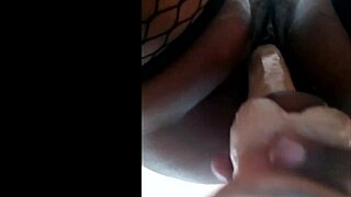 athletic black couple enjoys passionate bareback sex view