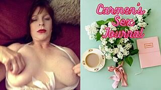 All-American Granny Thrusts Vibrator Deep for Wild Orgasm