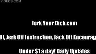 stroke your cock hard for your mistress right now joi humiliation