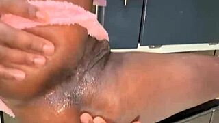 stepdad surprises with rough anal creampie after work