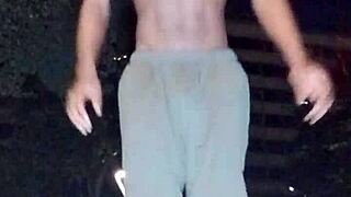 pick me up for a steamy dorm workout with sexy roommate