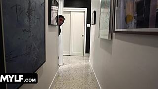 lucky guy fills kinky milf ass with hot jizz