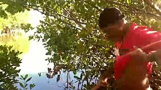wet milf deepthroats huge cock beach quickie tease
