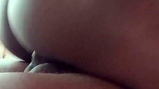 morning ebony couple pounds creamy pussy