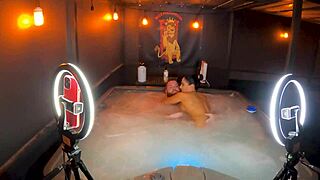 Sheena Ryder's Curvy Milf Body Teases in Hot Tub Cowgirl Ride