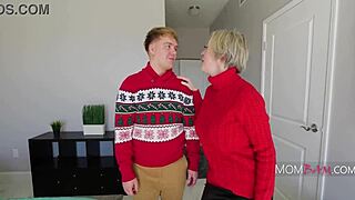 wild bed fuck with busty mature cougar