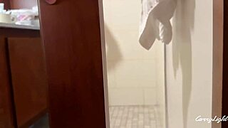 Caught jerking off helped cum quick on pussy!