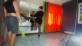 spank ballerinas ass punish a bad dancer