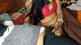 desi stepsister fucked bent over in bedroom