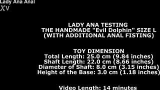 Ass test with dolphin l Wondertoys anal fisting gaping