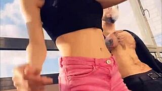 Hot Pornstar Sasha Rose Dances Striptease