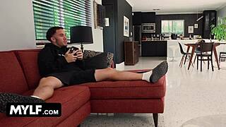 lucky guy fills kinky milf ass with hot jizz