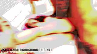 Nicole Black 5on1 barefoot DAP gangbang