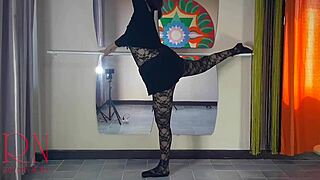 spank ballerinas ass punish a bad dancer