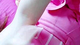 just a naughty student wearing her skirt without panties and playing with her boobs mouth dripping water waiting for daddys cock