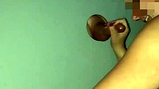Amateur wife visits local gloryhole for fun