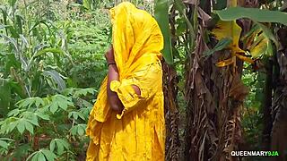 lagos landlady got fuck inspecting her farm