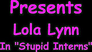 Stupid interns lola lynn in playful backstage fun