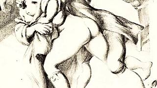 Vintage Erotic Art Collection