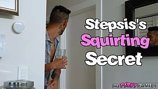 Horny Blonde Stepsis Squirts Hard On Big Cock First Time