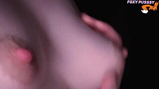 close up tits licking and sucking