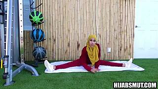 housewife cheats during workout session