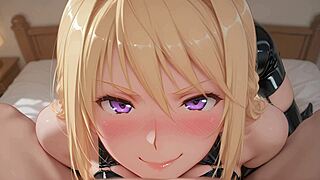 sylvia handles huge cock in cosplay fun