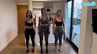 Four Girls Having Lesbian Sex For The First Time
