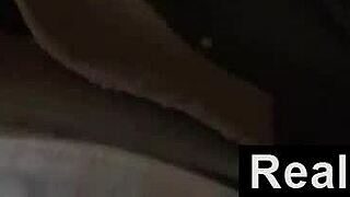 black gf grinds ass on lap
