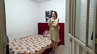 I fuck my stepsister doggystyle until creampie pov