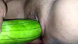 Young couple experiences intense creampie after rough sex