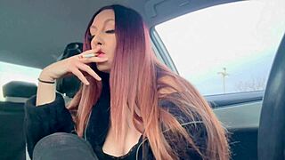 Italian artemisia love hot solo smoking sesh outside