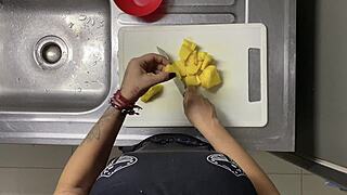 Curious woman gives me a taste then more