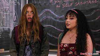 Teacher fucking his lesbian teen 18+ student