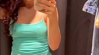 She walked around the store without panties and loved it