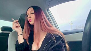 Italian artemisia love hot solo smoking sesh outside