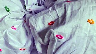 White Dress Indian Stepmom Uses Dildo In Water