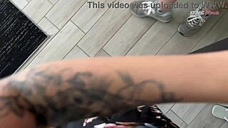 Blonde Wife Swallows Pakistani Delivery Cum