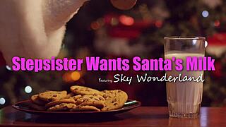 sky wonderland gets licked before deep creampie