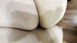 fucking my girlfriend on the windowsill in a sexy robe