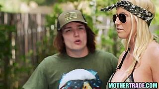 Step moms and step sons play truth or dare