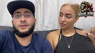 Blowjob pov from slender young beauty