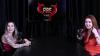 As safadezas na entrevista da isadora closel e baby fire no porn cast brazil - parte 2 watch on sheer red