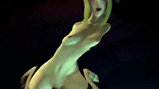 hot teen loves huge cocks in 3d animation