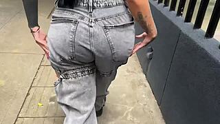 Foreigner fucks latina hard in lingerie